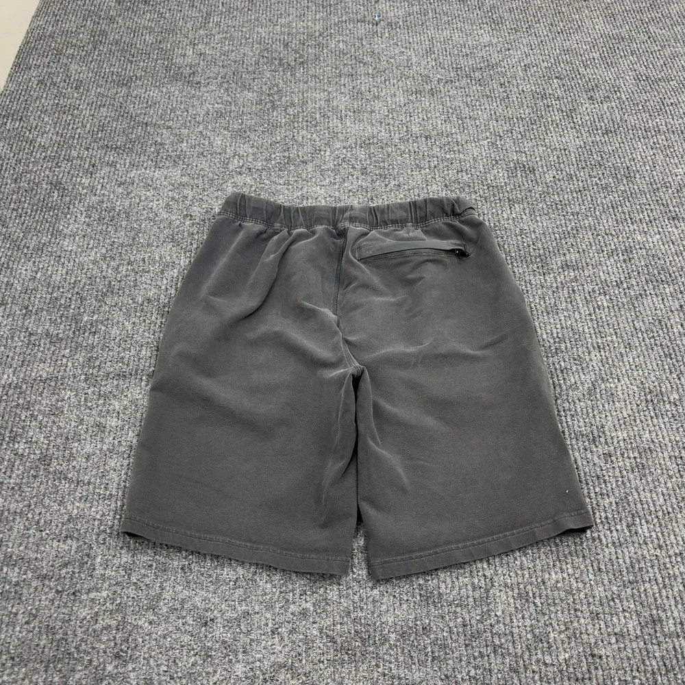 Mack Weldon Shorts Men M Grey Cotton Blend Drawstring Zip Pockets Athletic Sport